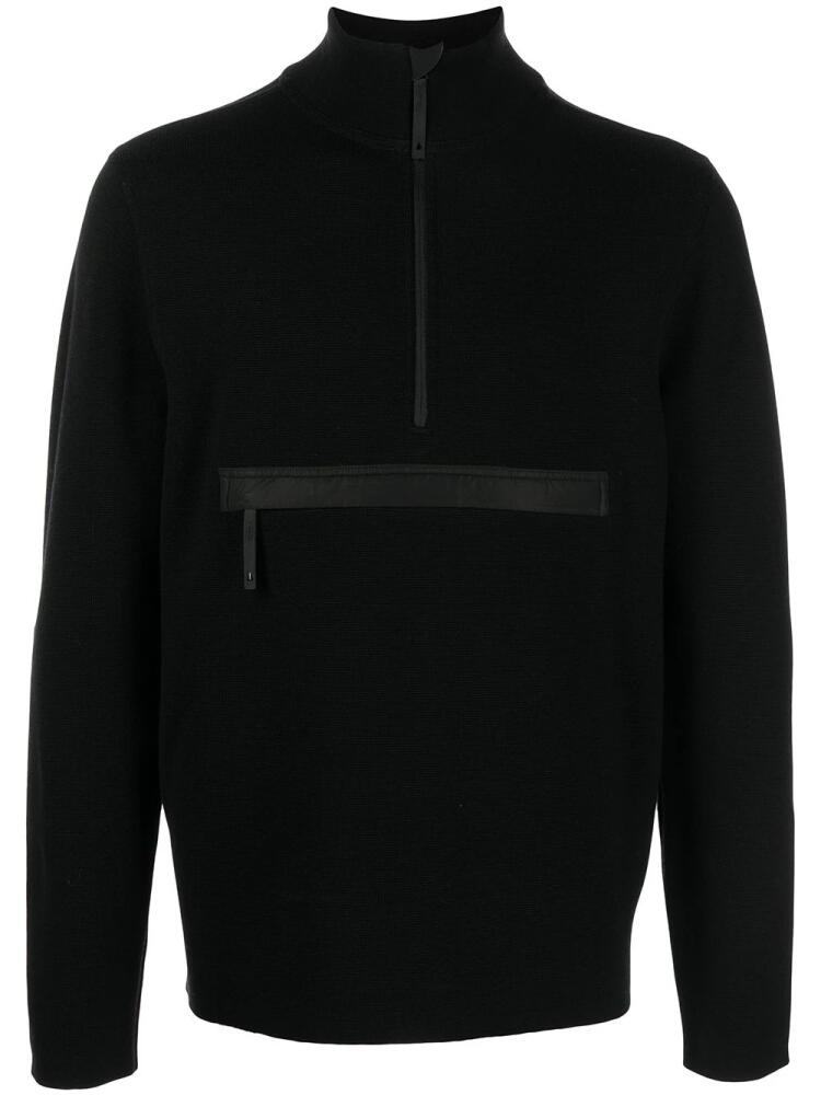 Aztech Mountain half-zip roll neck sweater - Black Cover