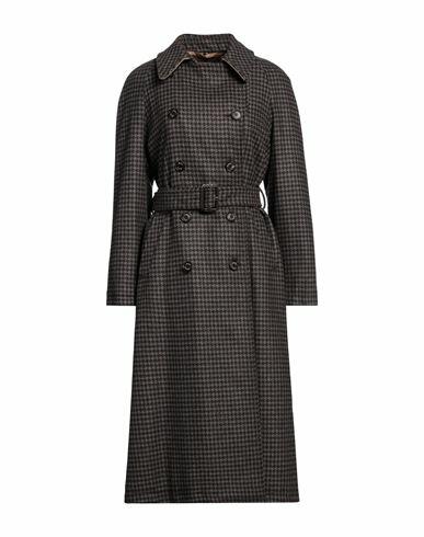 Sealup Woman Coat Dark brown Virgin Wool Cover