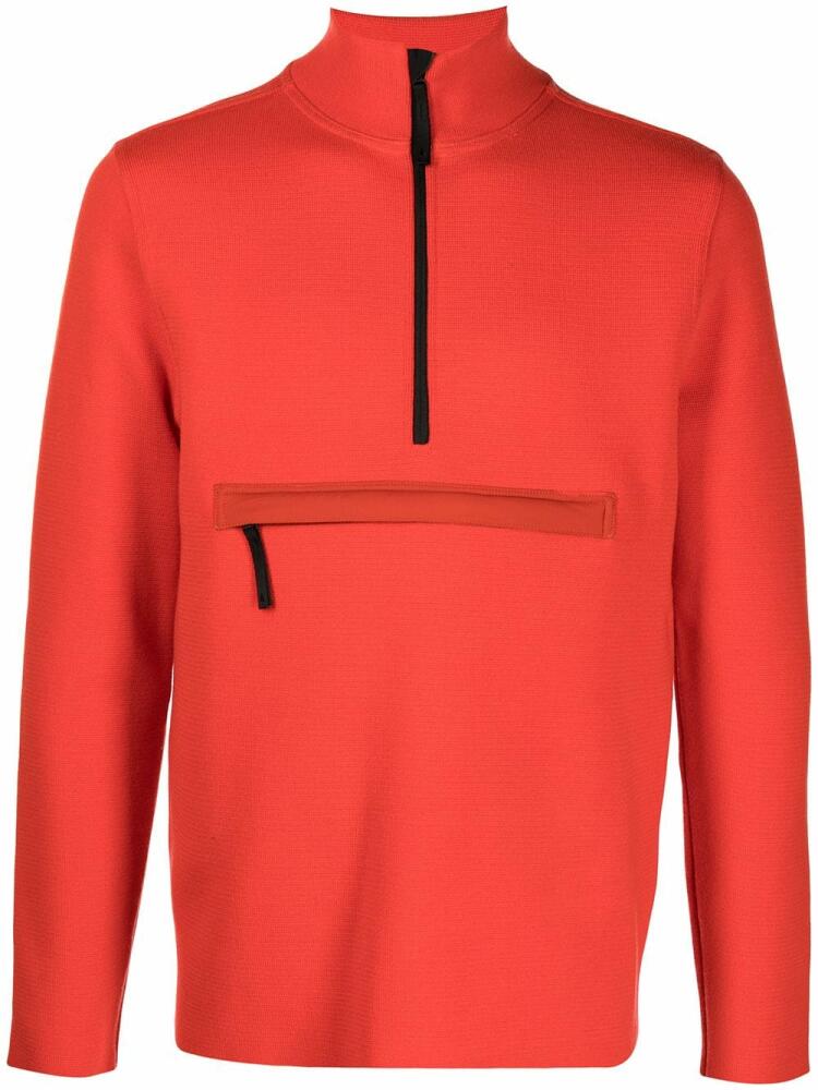 Aztech Mountain Matterhorn half-zip sweater - Orange Cover