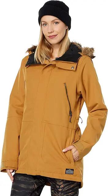 Volcom Snow Shadow Insulated Jacket (Caramel) Women's Clothing Cover