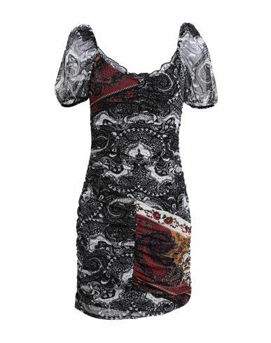 Desigual Woman Mini dress Black Polyester, Elastane Cover