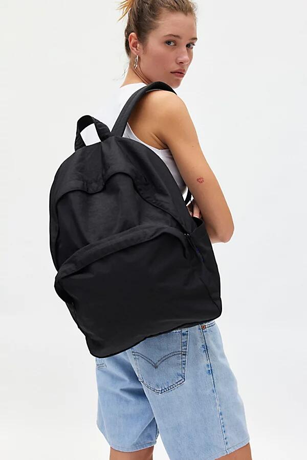 BAGGU Large Nylon Backpack in Black Cover