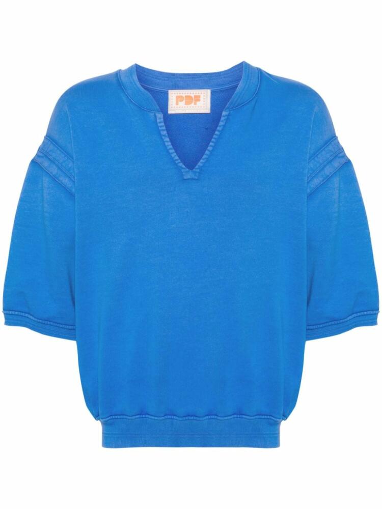 PDF cotton jersey sweatshirt - Blue Cover