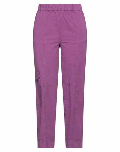 Ganni Woman Pants Mauve Organic cotton, Elastane Cover