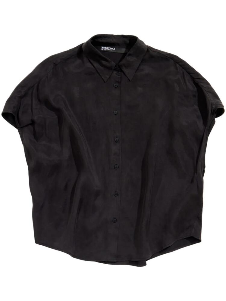 Bimba y Lola cape-design shirt - Black Cover