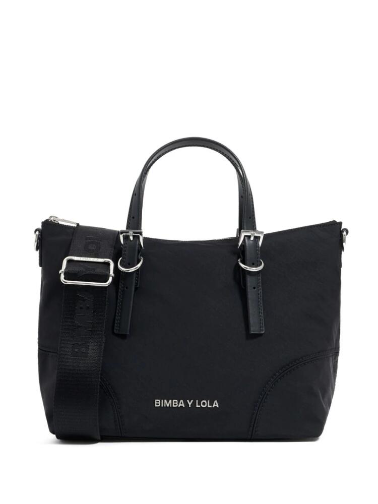 Bimba y Lola medium panelled tote bag - Black Cover