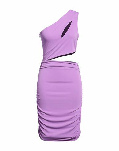 Haveone Woman Mini dress Mauve Polyester, Elastane Cover