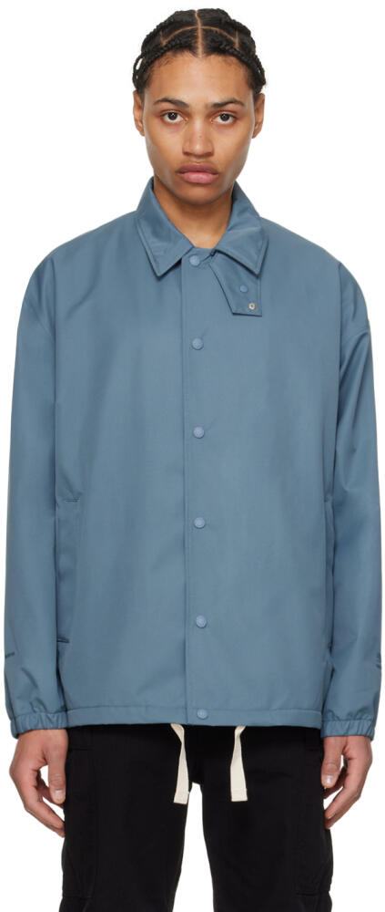 nanamica Blue Coach Jacket Cover