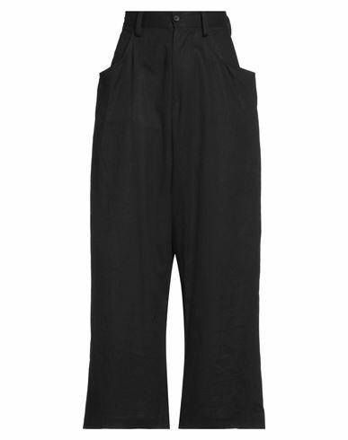 Yohji Yamamoto Woman Pants Black Cotton, Linen, Ramie Cover