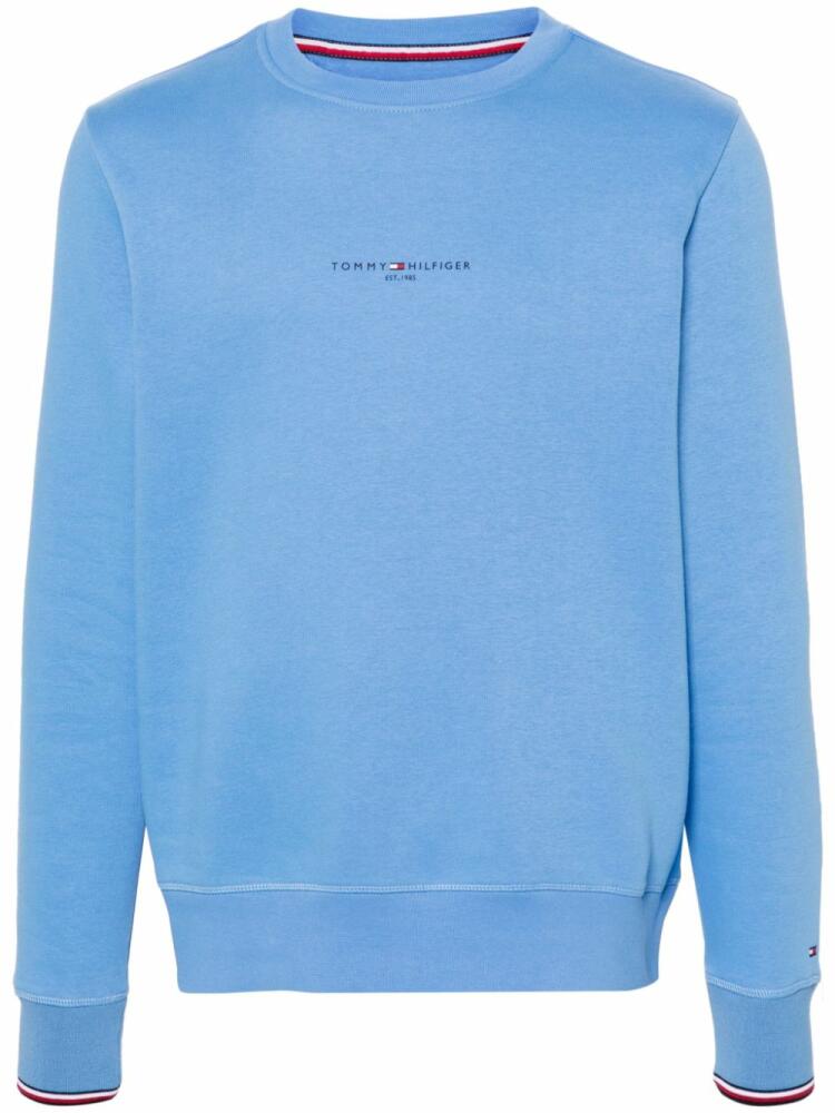 Tommy Hilfiger logo-print sweatshirt - Blue Cover