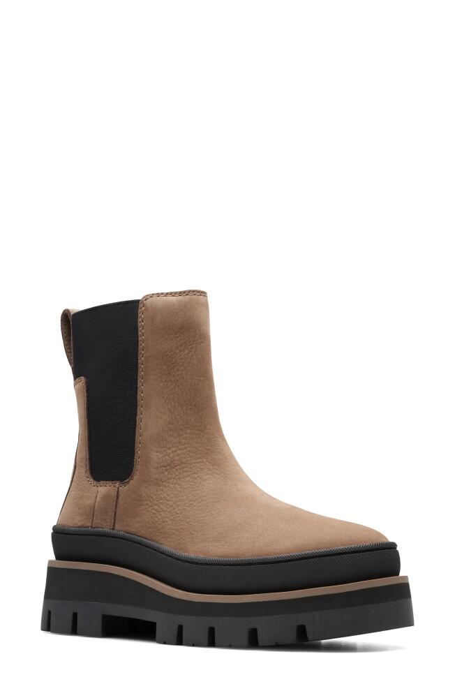 Clarks(r) Orianna 2 Boot in Pebble Nubuck Cover