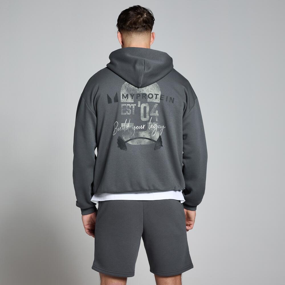 MP Origin Graphic Hoodie - Washed Grey - S-M Cover