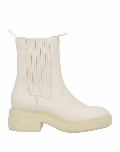 Vic Matiē Woman Ankle boots Ivory Soft Leather Cover