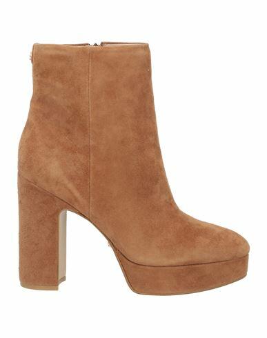 Guess Woman Ankle boots Camel Leather Cover