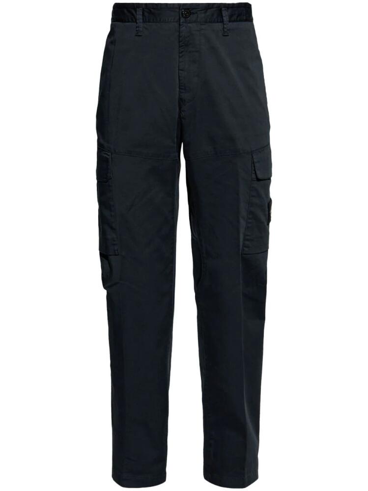 Stone Island cotton cargo pants - Blue Cover