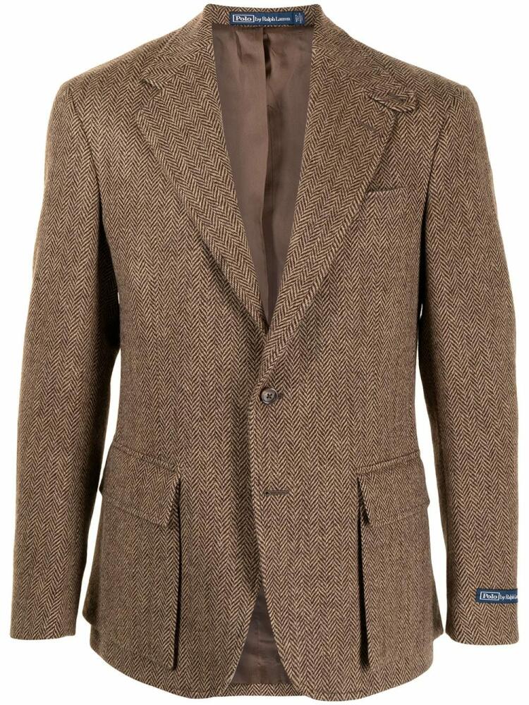 Polo Ralph Lauren herringbone-pattern sport coat - Brown Cover