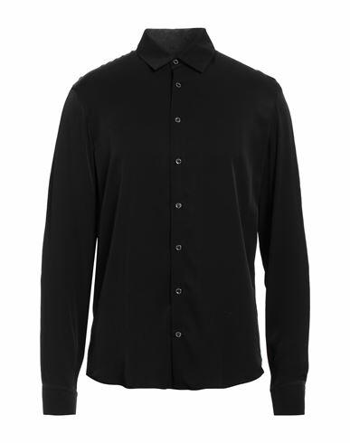 Patrizia Pepe Man Shirt Black Viscose Cover