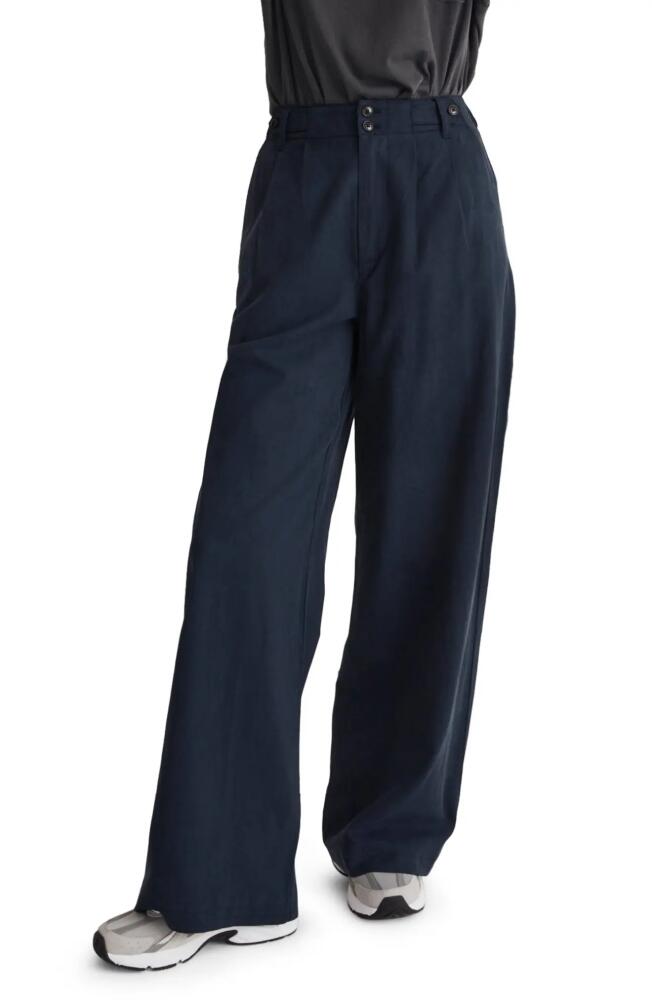 Madewell Harlow Wide Leg Pants in Deep Indigo Cover