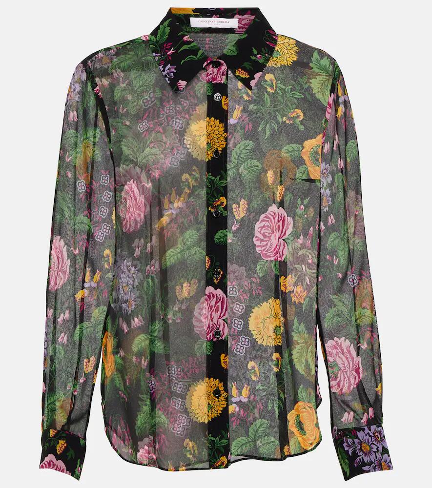 Carolina Herrera Floral blouse Cover