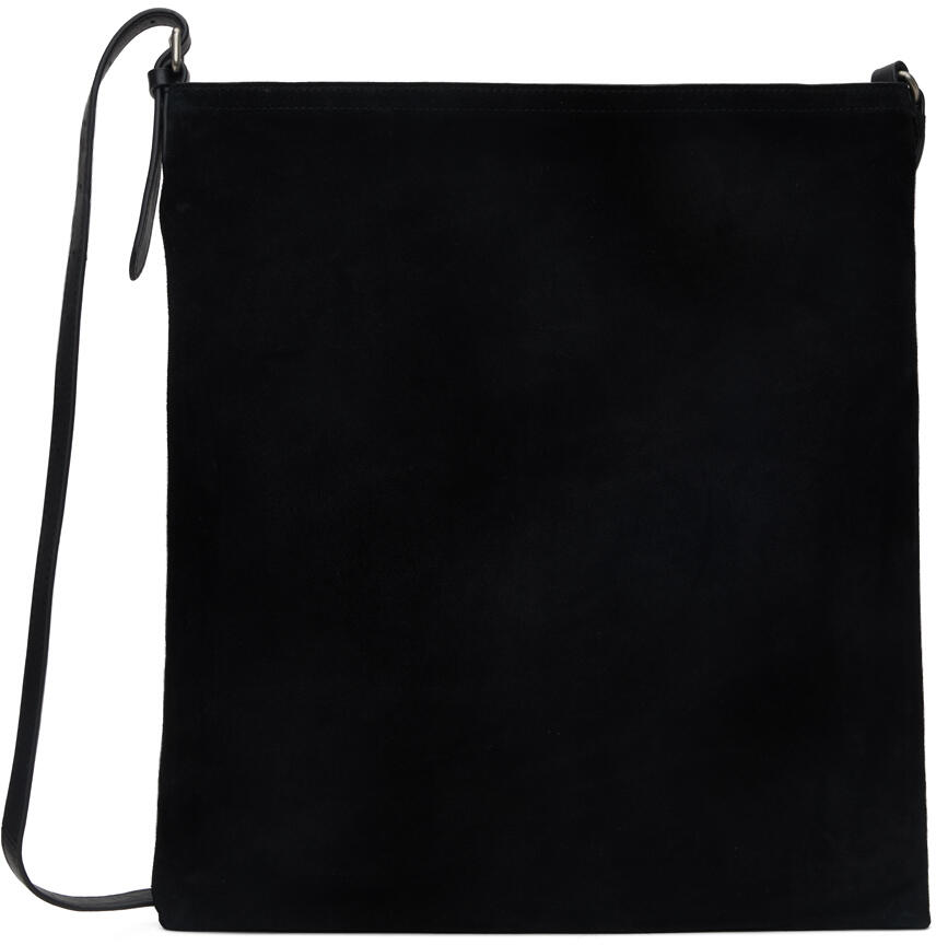 Dries Van Noten Black Suede Bag Cover