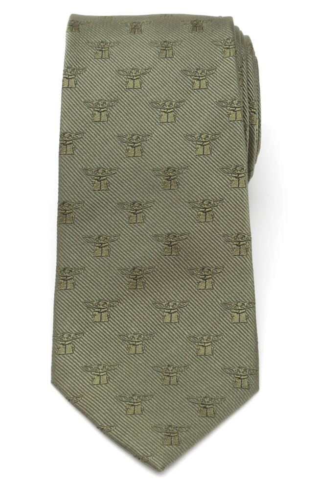 Cufflinks, Inc. Star Wars™ - The Mandalorian The Child Silk Tie in Green Cover