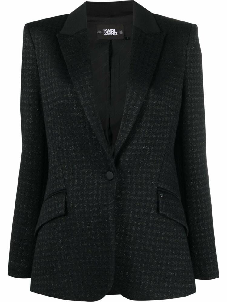 Karl Lagerfeld Premium Punto blazer - Black Cover