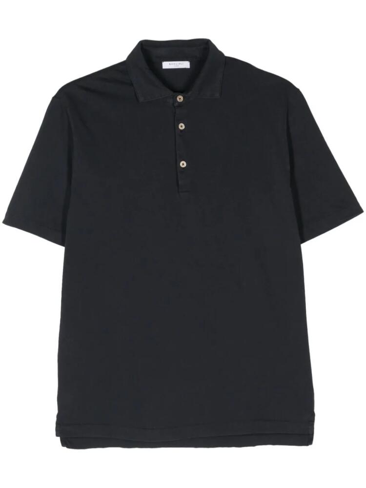 Boglioli short-sleeves cotton polo shirt - Blue Cover