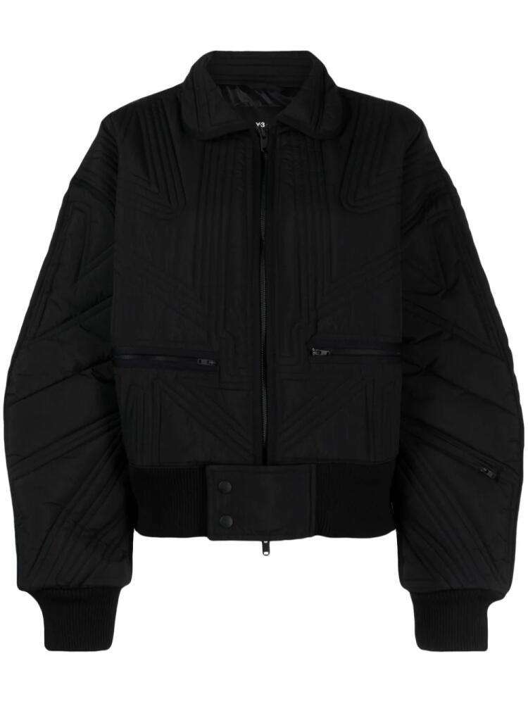 Y-3 quilted bomber jacket - Black Cover