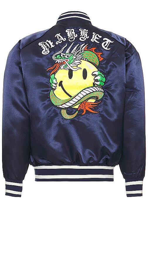 Market Smiley Souvenir Jacket in Blue Cover