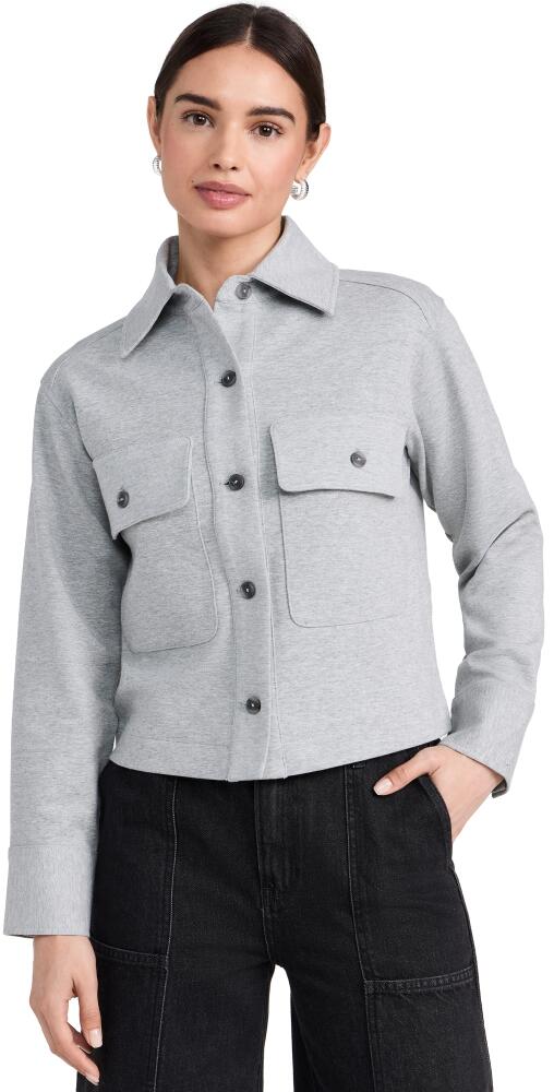 Vince Cropped Jacket H Mid Grey Cover