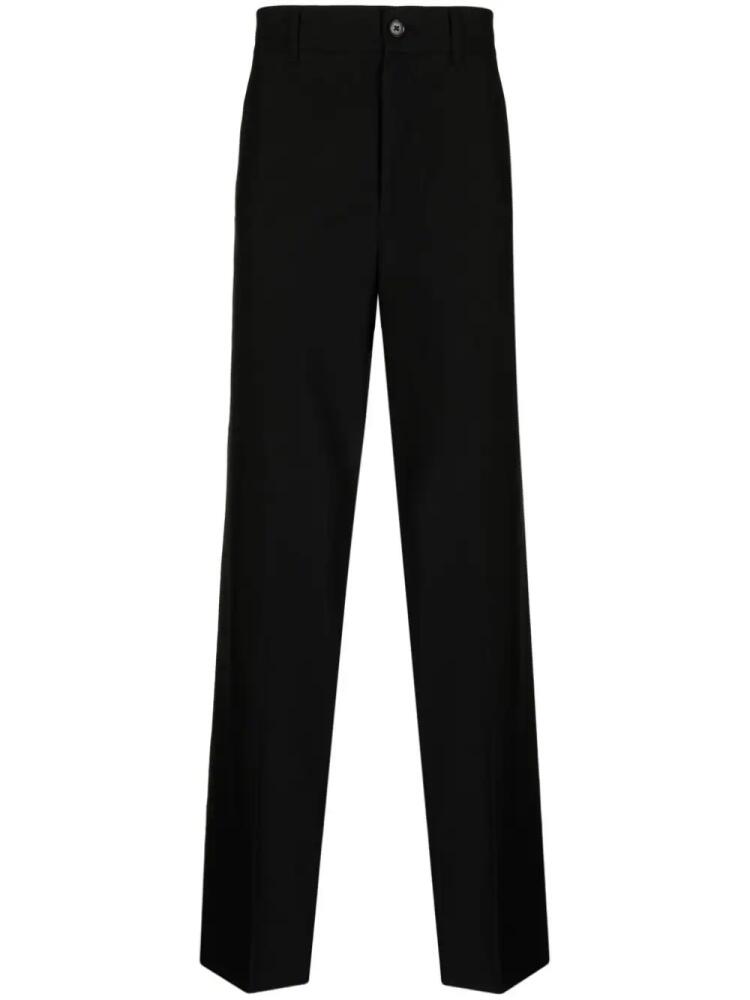 Feng Chen Wang lambs wool straight-leg trousers - Black Cover