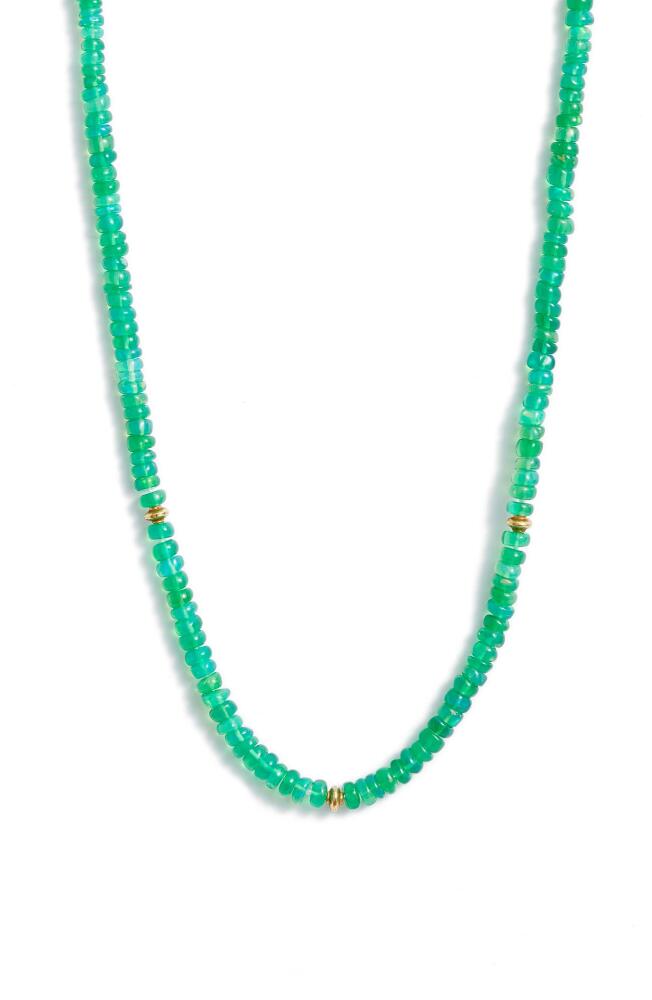 Anzie Boheme Opal Beaded Necklace in Green Opal Cover