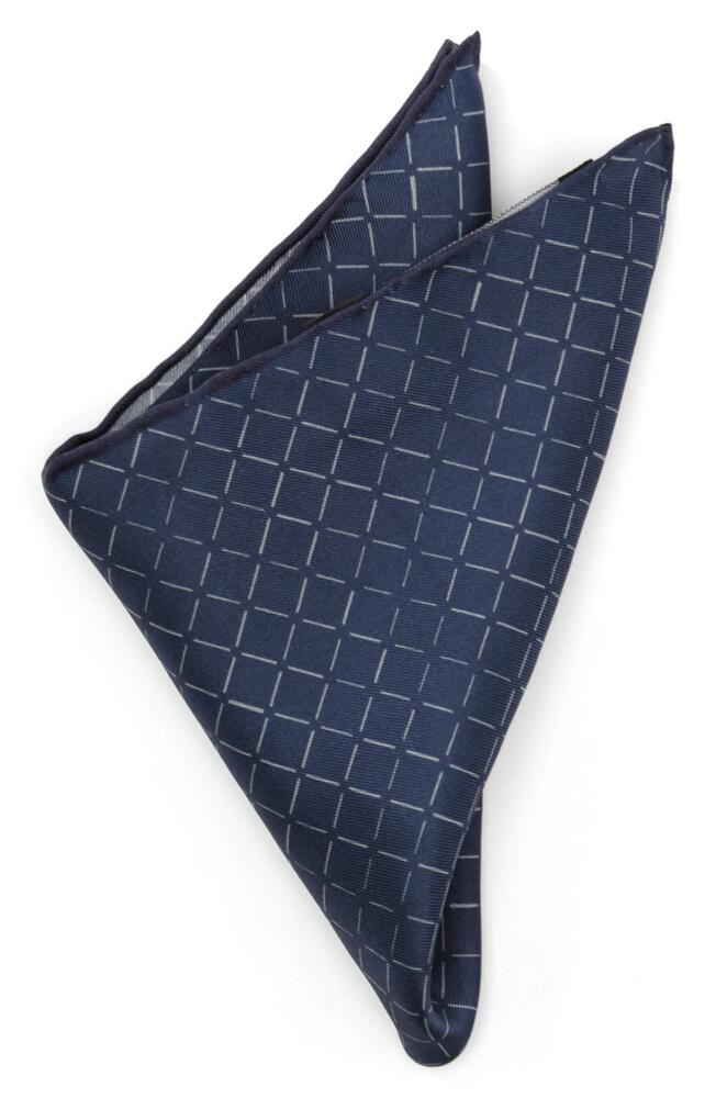 Cufflinks, Inc. Diamond Silk Pocket Square in Navy Cover