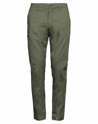 Liu •jo Man Man Pants Military green Cotton, Polyester, Elastane Cover