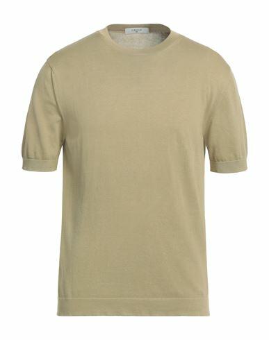 Circolo 1901 Man Sweater Sage green Cotton Cover