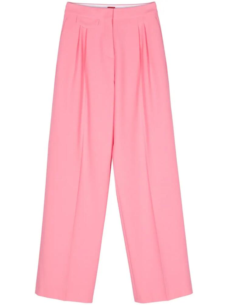 HUGO Helepher dart wide trousers - Pink Cover