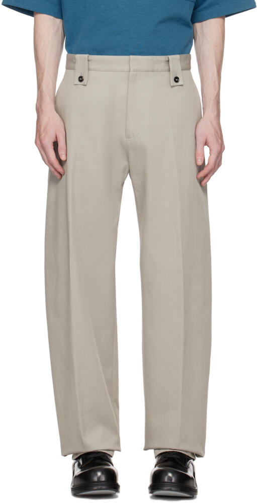 Bottega Veneta Gray Three-Pocket Trousers Cover