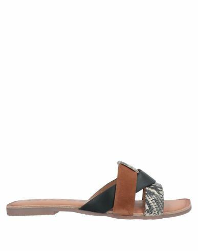 Gioseppo Woman Sandals Brown Leather Cover