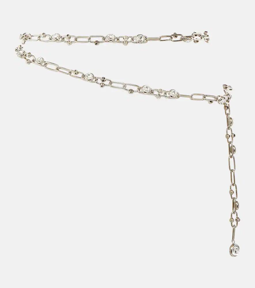 Alessandra Rich Embellished chain belt Cover