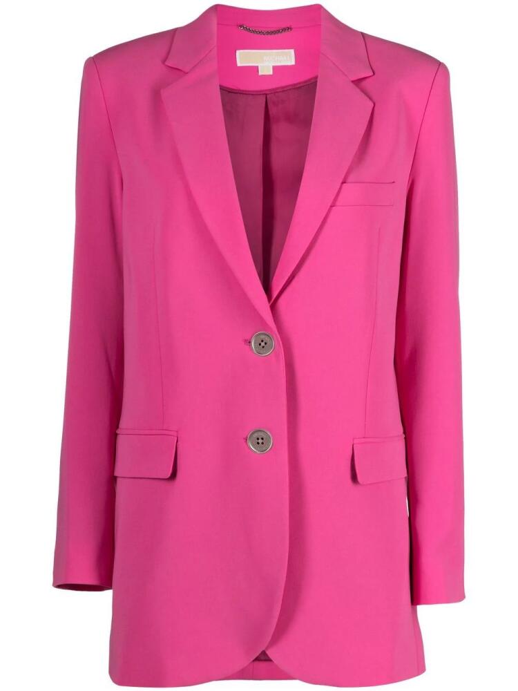 Michael Michael Kors single-breasted wool blazer - Pink Cover