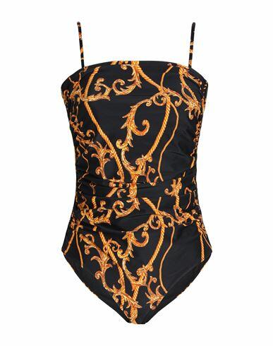 Ganni Woman One-piece swimsuit Black Recycled polyamide, Elastane Cover