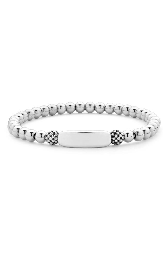 LAGOS Sterling Silver Caviar Bead Stretch Bracelet Cover