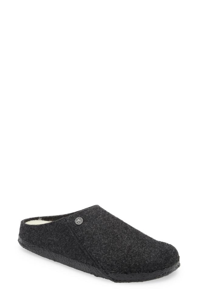 Birkenstock Zermatt Genuine Shearling Lined Slipper in Anthracite Cover