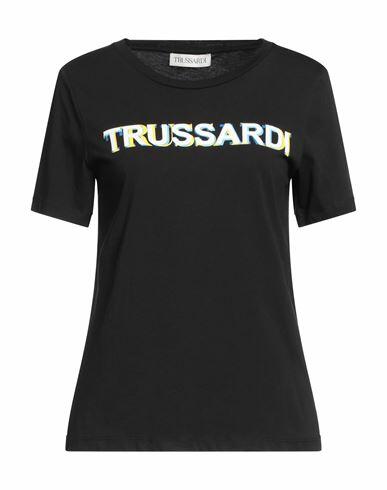 Trussardi Woman T-shirt Black Cotton Cover