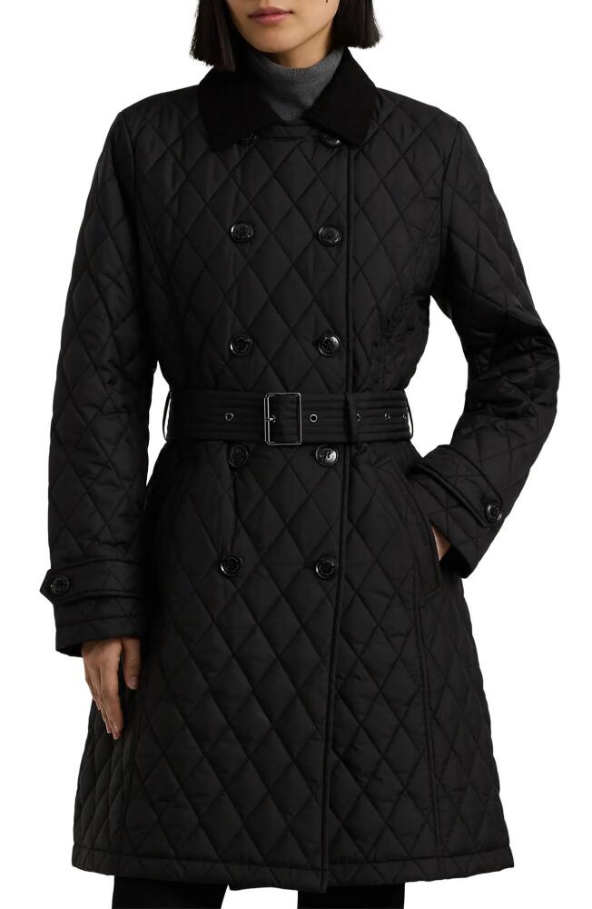 Lauren Ralph Lauren Quilted Trench in Black Cover