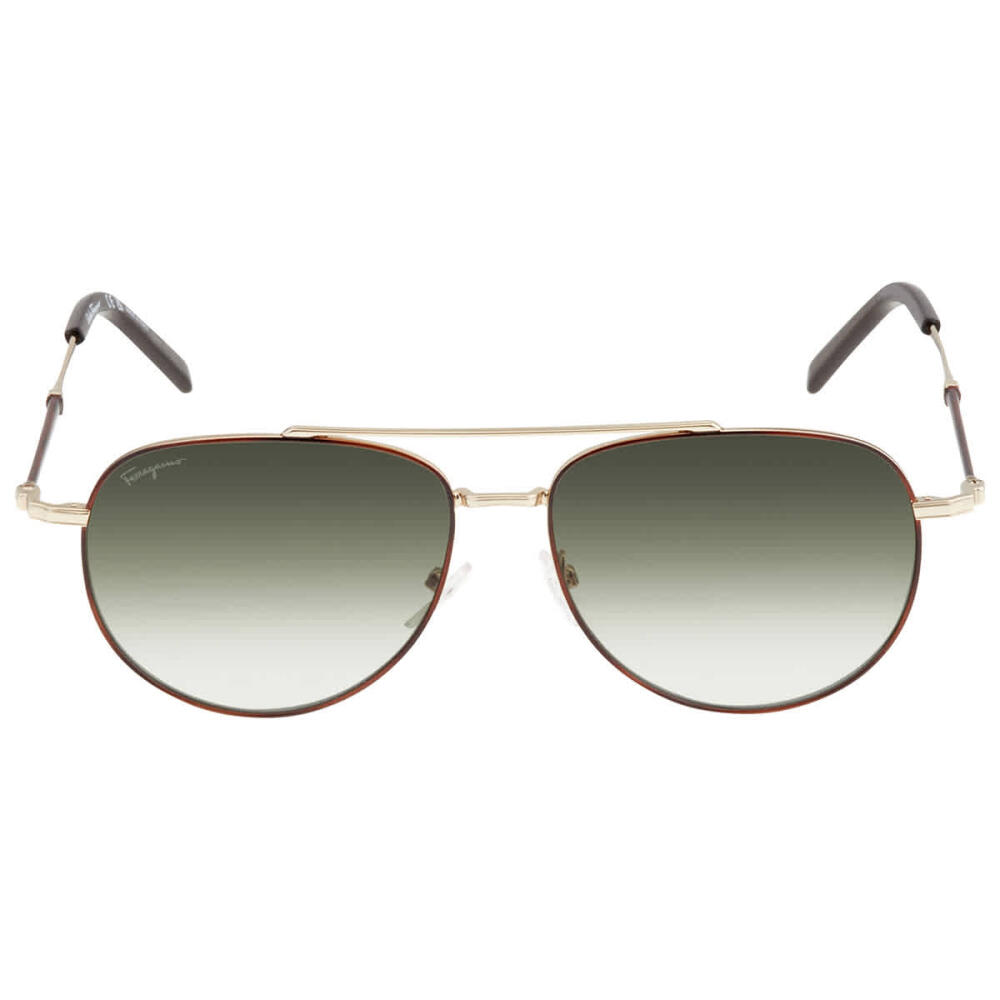 Salvatore Ferragamo Green Pilot Unisex Sunglasses Cover