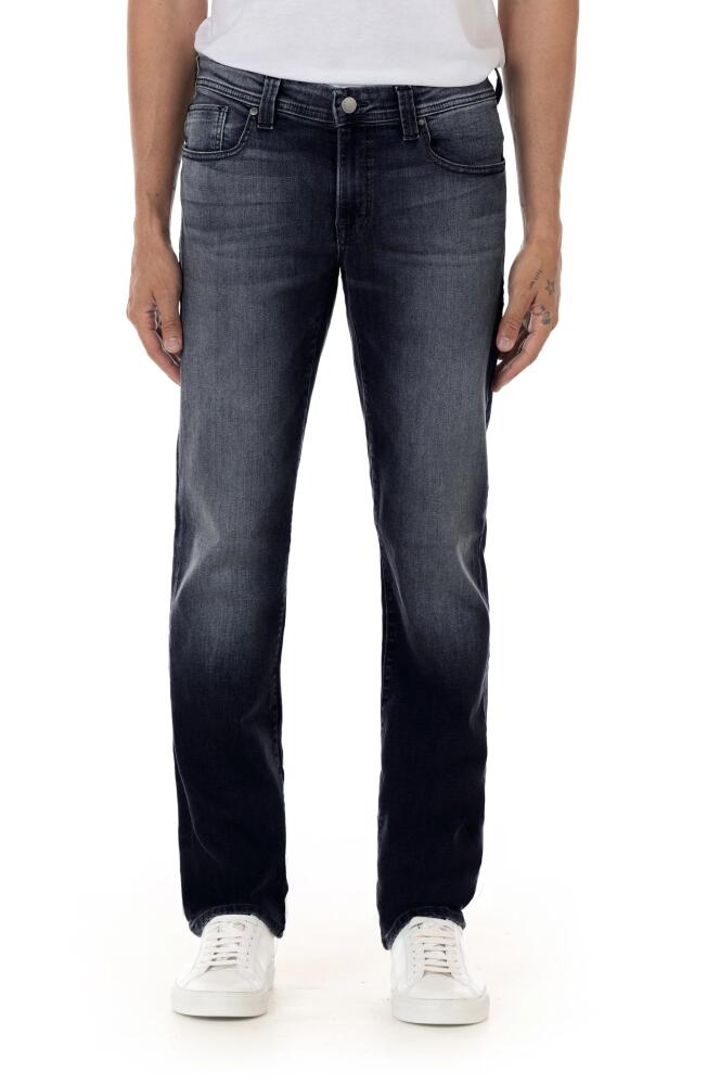 Fidelity Denim Jimmy Slim Straight Leg Jeans in Shadow Black Cover