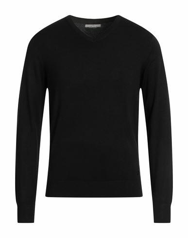 Yes Zee By Essenza Man Sweater Black Viscose, Nylon Cover