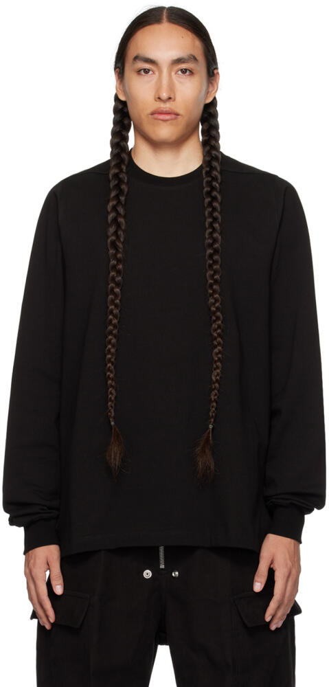 Rick Owens Black Crewneck Sweatshirt Cover