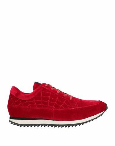 Charlotte Olympia Woman Sneakers Red Textile fibers Cover